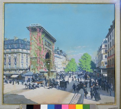 La Porte St. Denis, Paris by L. Abeissonier